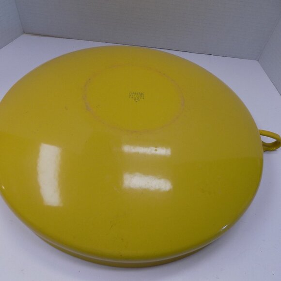 VTG Dansk IHQ Paella Pan 15" Enameled Steel Kobenstyle Jens Quistgaard MCM Franc - Picture 8 of 12